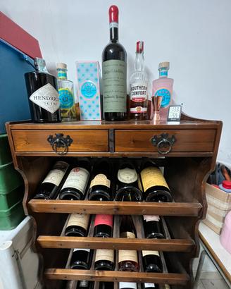 Cantina vini mobile per vino bar vintage epoca