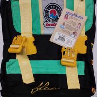 Zaino scuola Invicta mod. fluo, vintage anni '90