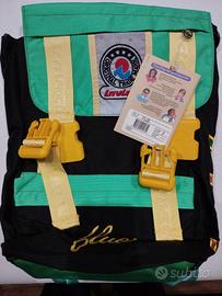 Zaino scuola Invicta mod. fluo, vintage anni '90