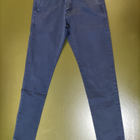 Pantaloni elegante-sportivo taglia S colore blu