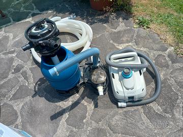 filtro a sabbia tillvex e robot intex