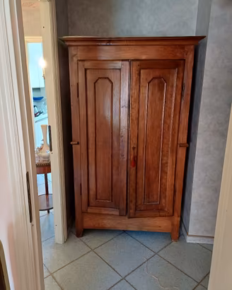 Armadio antico in legno massello del XIX secolo