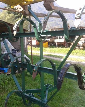 Erpice / Tiller, coltivatore 13 ancore a balestra