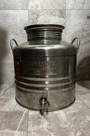 fustino in acciaio per alimenti