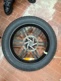 Ruota anteriore bici elettrica