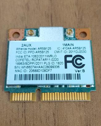 Schede wireless (WiFi) Mini PCI-E
