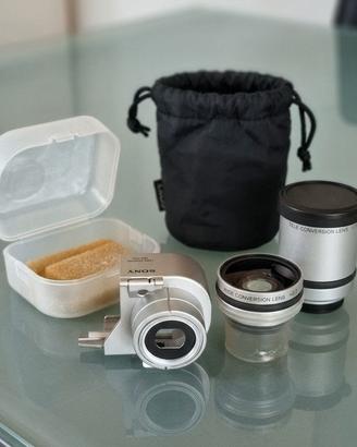 Kit Sony VCL: (Grandangolo+Tele) Cyber Shot - 30mm