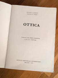 Libro "Ottica (Traduzione 3ª Edizione, 1972)