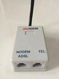 Filtro ADSL Rj11 TELECOM Plus Filter Presa Plug pe