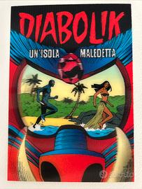 Diabolik cartolina tridimensionale 3D gadget