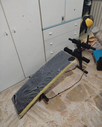SET COMPLETO PALESTRA HOME FITNESS – PANCA + MANUB