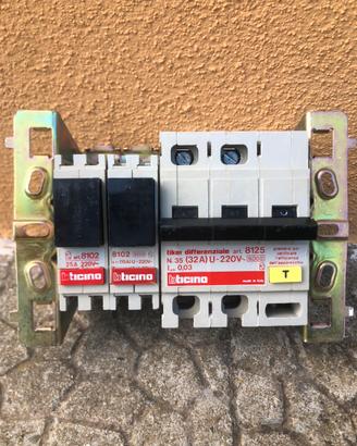 Bticino Tiker Interruttori quadro vintage
