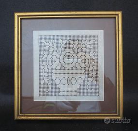Quadretto ricamo a mano