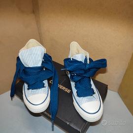 All Star DONNA Big Eyelet Converse 36 Blu Navy 
