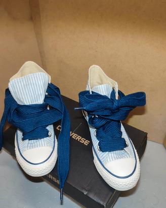 All Star DONNA Big Eyelet Converse 36 Blu Navy 
