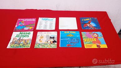 dischi 45 giri colonne sonore cartoni animati