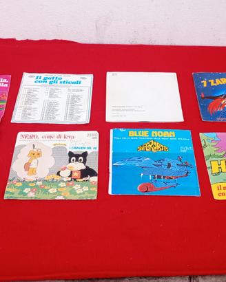 dischi 45 giri colonne sonore cartoni animati