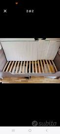 Letto ikea ,bambini/e con materasso e tendina