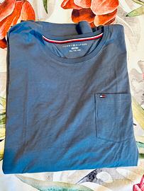 T-Shirt Tommy Hilfiger uomoXXL blu/azzurra