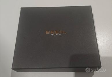 Portafoglio BREIL da uomo in pelle nero nuovo