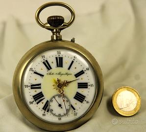 Orologio da carozza " Anti Magnetique " nikelato