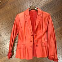 Giacca di pelle Rossa