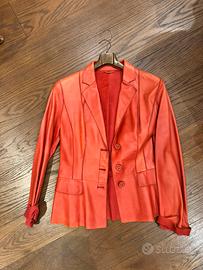 Giacca di pelle Rossa