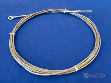 Cavo d'acciaio 10,5 m dimetro 6 mm intestato