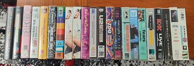 Lotto 22 videocassette VHS MUSICA