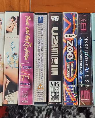 Lotto 22 videocassette VHS MUSICA