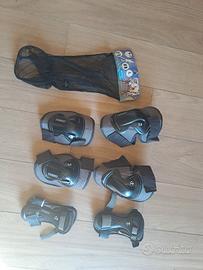 protezioni pattini rollerblade ginocchiere set