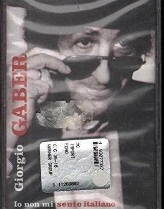 AUDIOCASSETTE ORIGINALI DI GIORGIO GABER