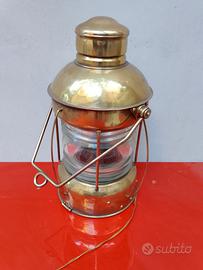 Due lampade da barca diporto o da arredo in ottone