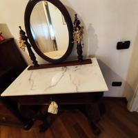 specchiera in mogano toeletta camera da letto 