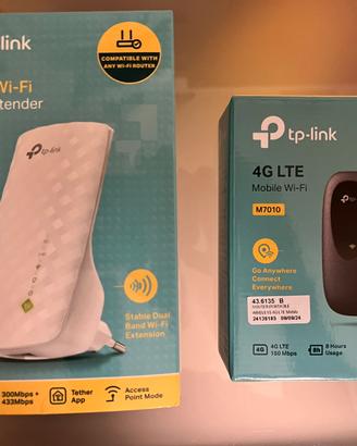 Router wifi per sim dati e extender wifi tp Link