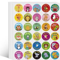 750 Adesivi Motivazionali Animali per Bambini