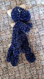 Doudou / Ragdoll dinosau in lana ciniglia fatta a