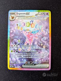 TCG Pokémon Espeon SAR evoluzioni prismatiche 