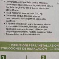 Kit sovrapposizione lavatrice e asciugatrice