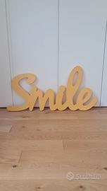 Scritta Smile Maison du Monde