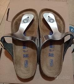 Birkenstock Gizeh Originali n. 37 argento