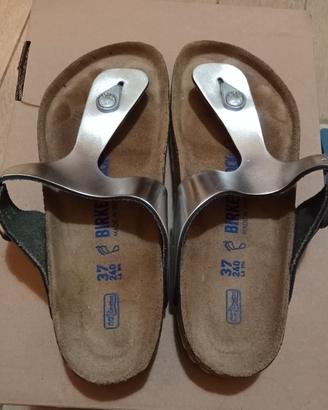 Birkenstock Gizeh Originali n. 37 argento