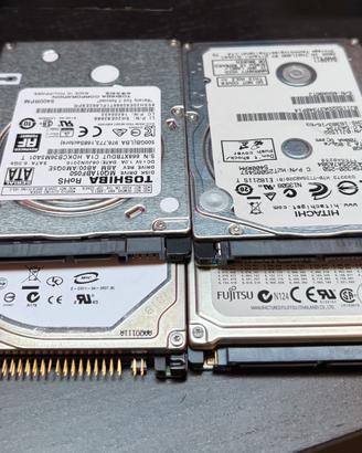 Lotto hard disk 500 - 320 - 250 - 50 Gb HD pc