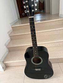 Chitarra acustica Stratos WJ 600BQBK nera