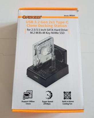 Docking per hard disk SSD SATA 2,5"/3,5"