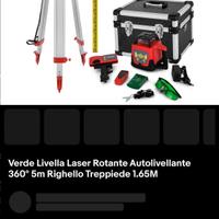 Livella Laser  con trepiedi