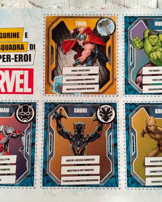 Collezione Figurine Marvel Kinder