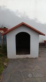 cuccia in cemento per cani di taglia medio- grande