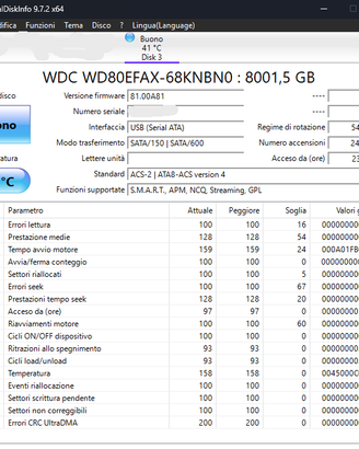 WDC WD80EFAX 8TB