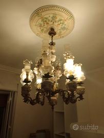 lampadario Capodimonte 